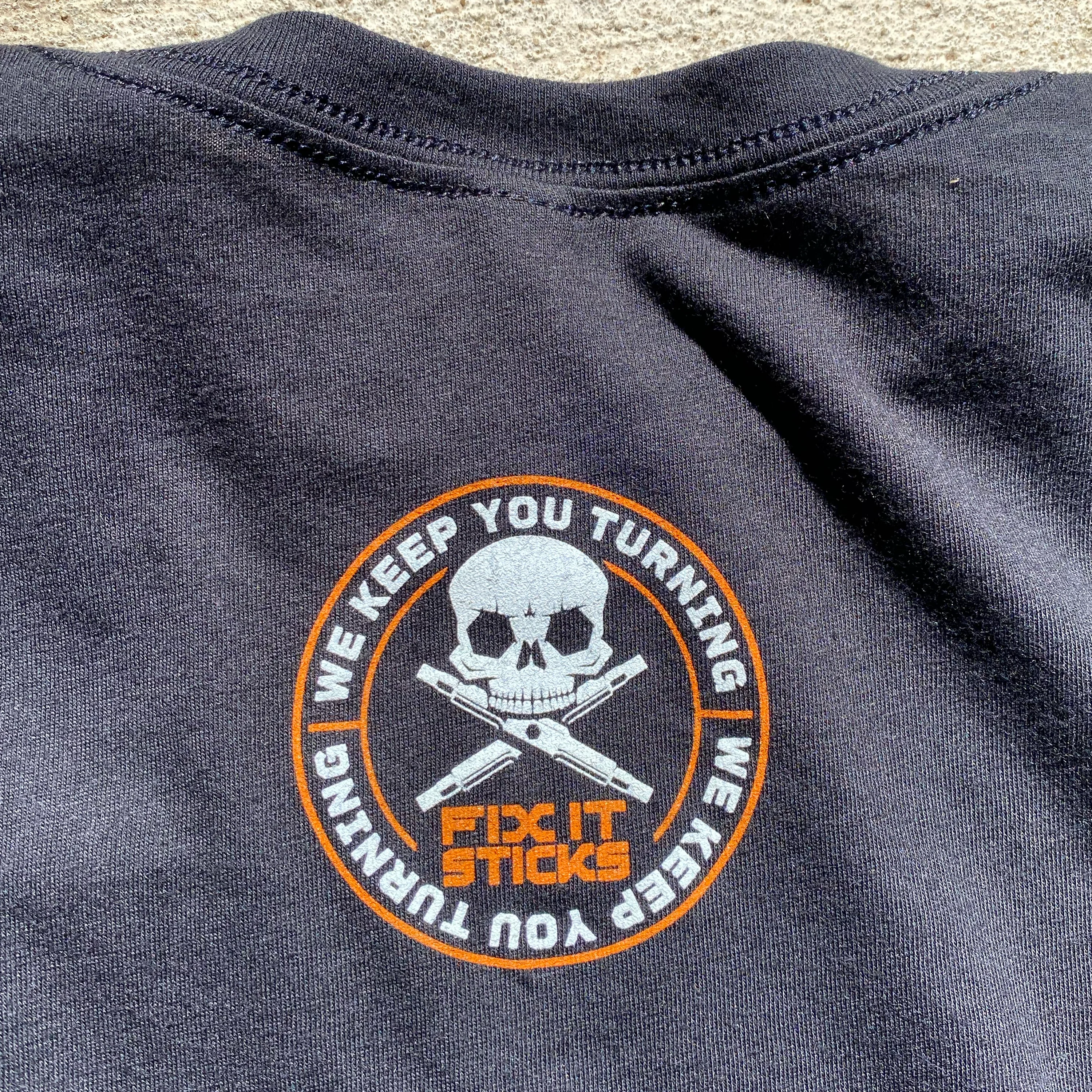 Classic Black Skull T-Shirt - Image 3